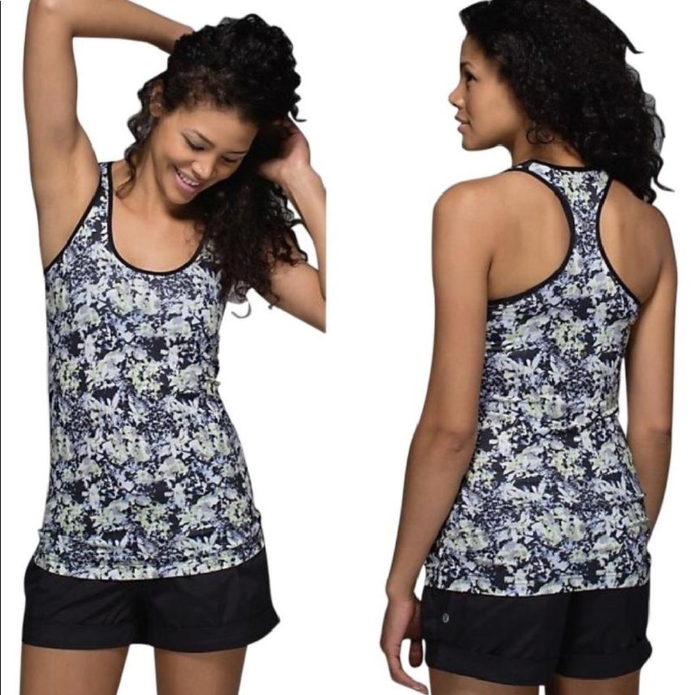 Lululemon Flower Cool Racerback Tank